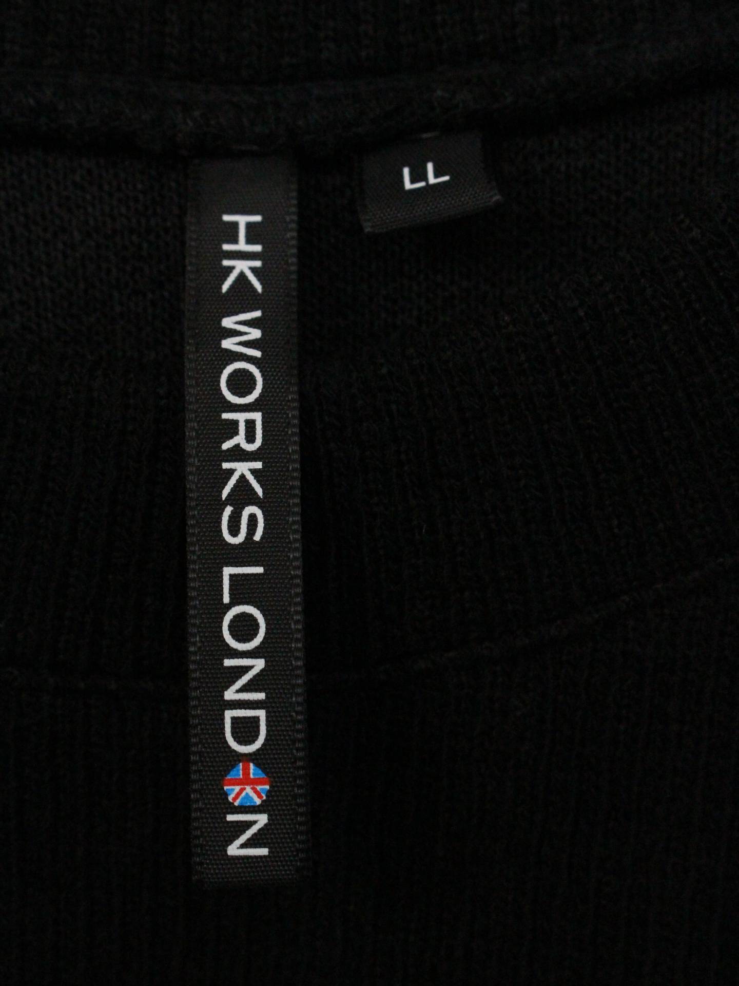 HK WORKS LONDON/シャツ/ブラウス/トップス/ブラック/LL