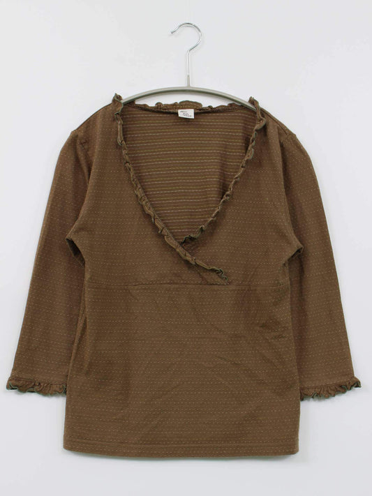 dun ton arse/Tシャツ/カットソー/トップス/ブラウン