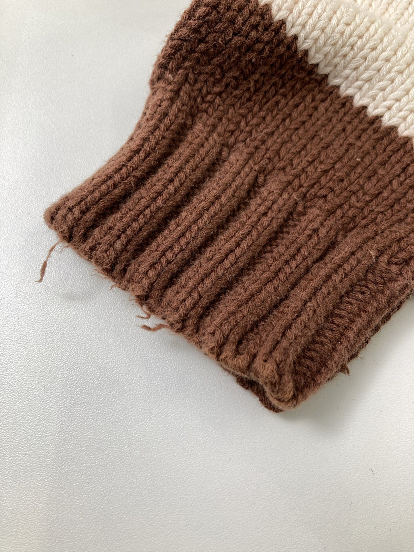 LIZ WEAR/ニット/セーター/トップス/ブラウン/L