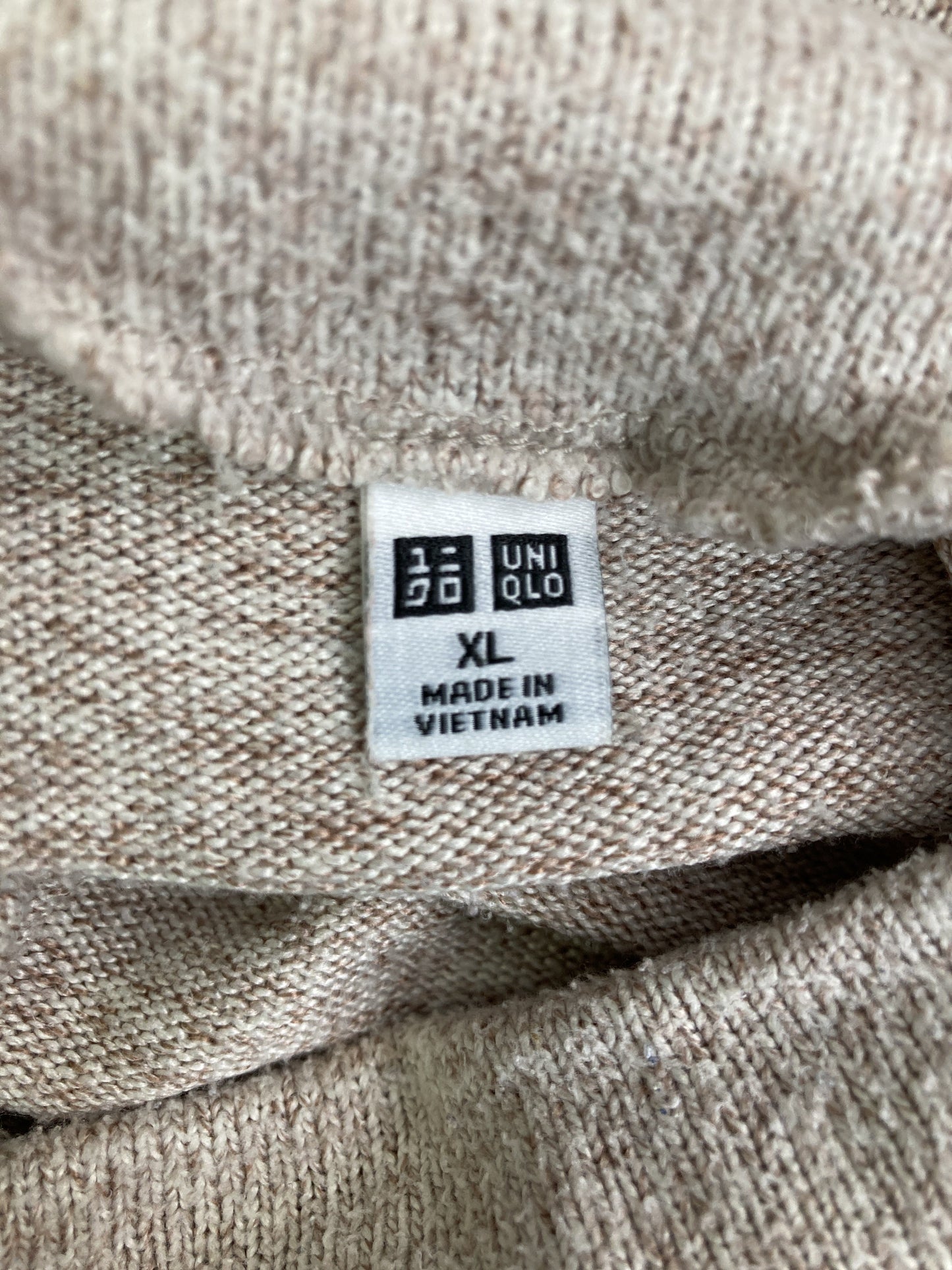 UNIQLO/ユニクロ/ニット/セーター/トップス/ベージュ/XL