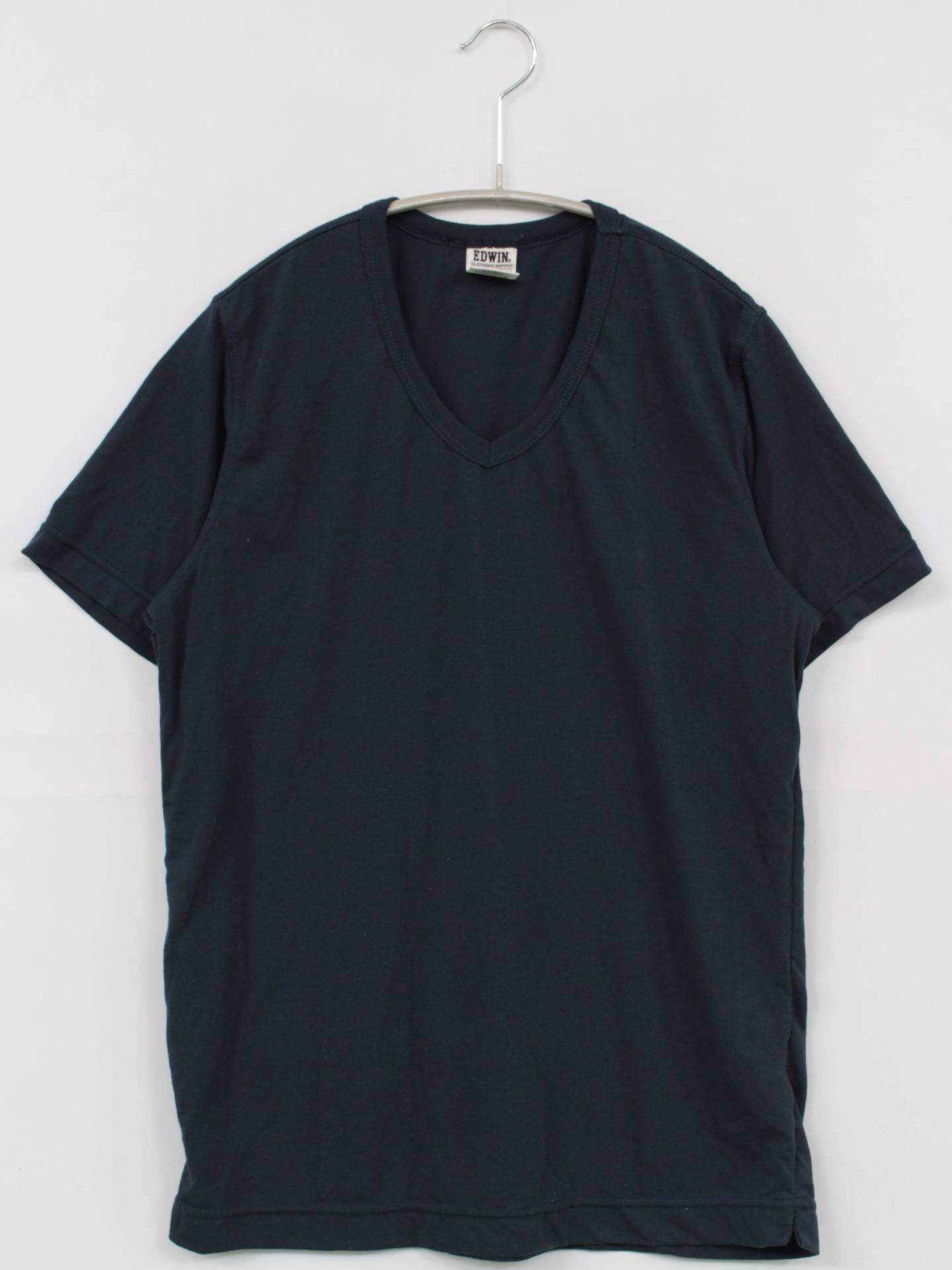 EDWIN/エドウィン/Tシャツ/カットソー/トップス/ネイビー/S