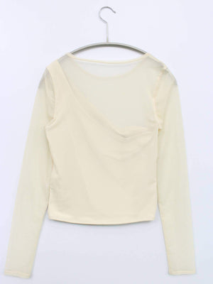 Abercrombie & Fitch/アバクロンビーアンドフィッチ/Tシャツ/カットソー/トップス/アイボリー/XS
