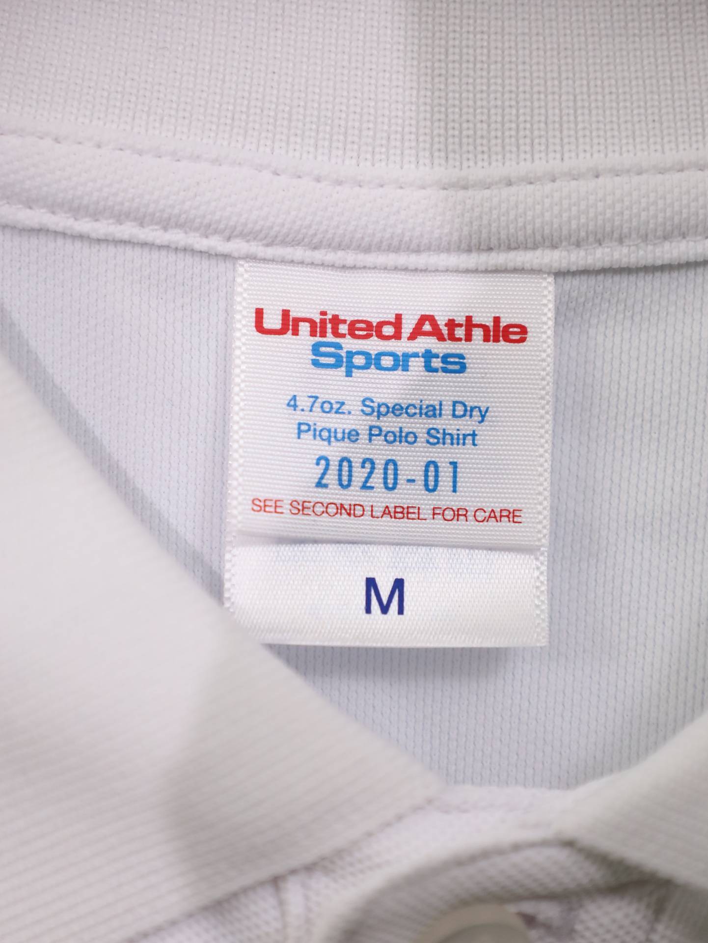 United Athle/ポロシャツ/トップス/ホワイト/M