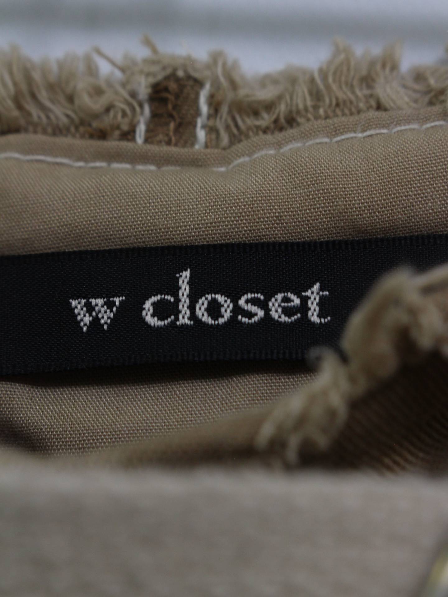 w closet/ダブルクローゼット/ロングスカート/スカート/ベージュ/F