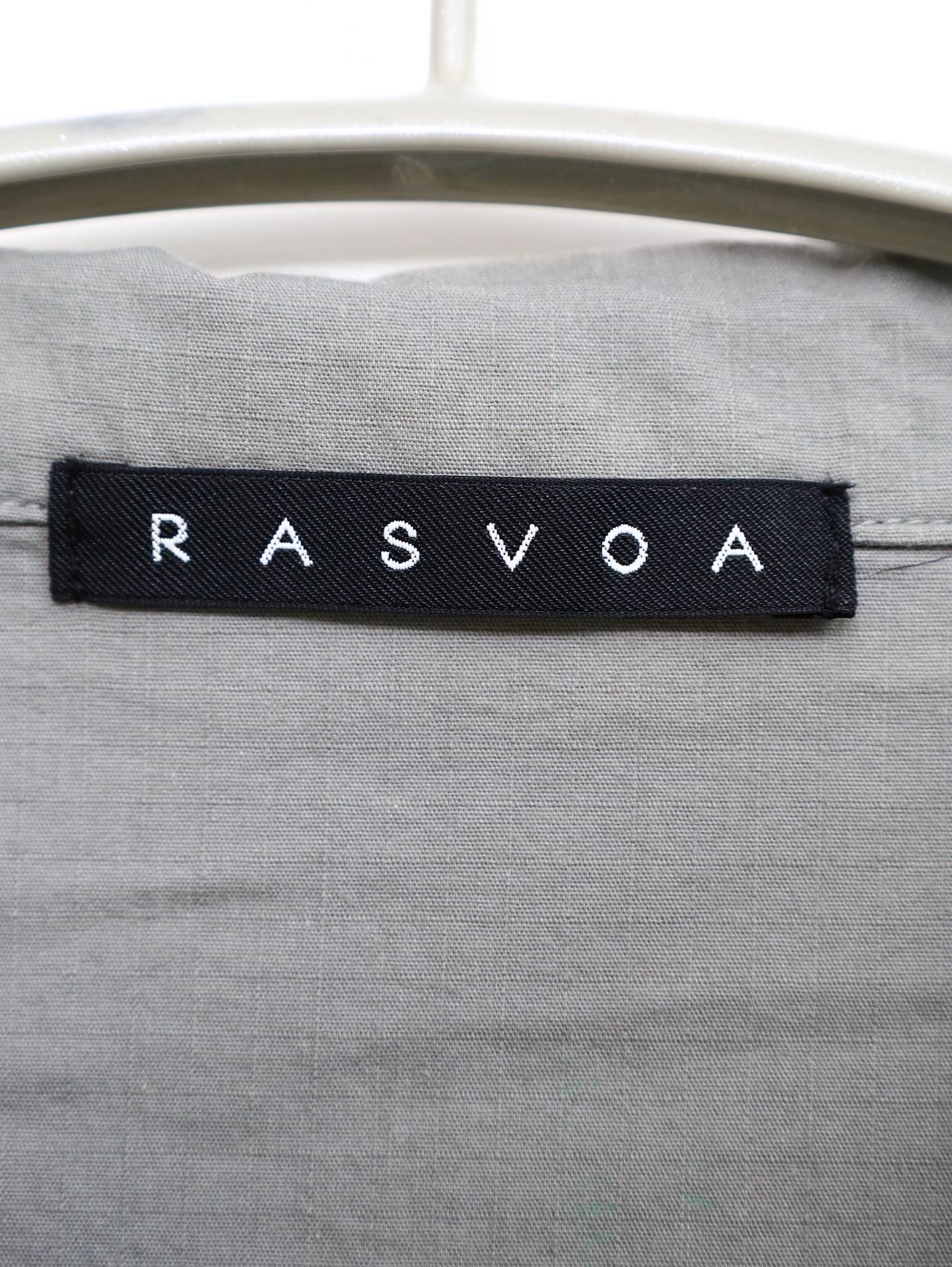 RASVOA/シャツ/ブラウス/トップス/グレー/F