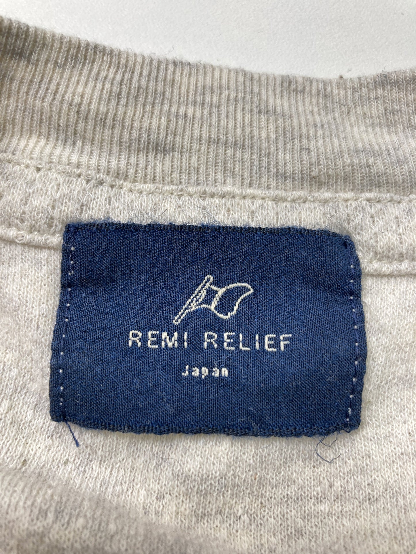 REMI RELIEF/Tシャツ/カットソー/トップス/ベージュ/M
