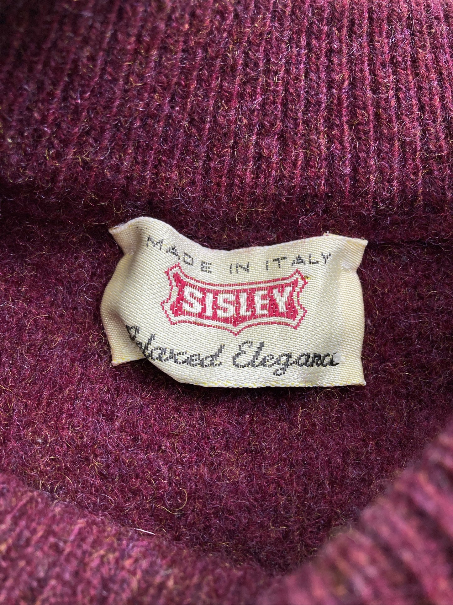 SISLEY/シスレー/ニット/セーター/トップス/レッド