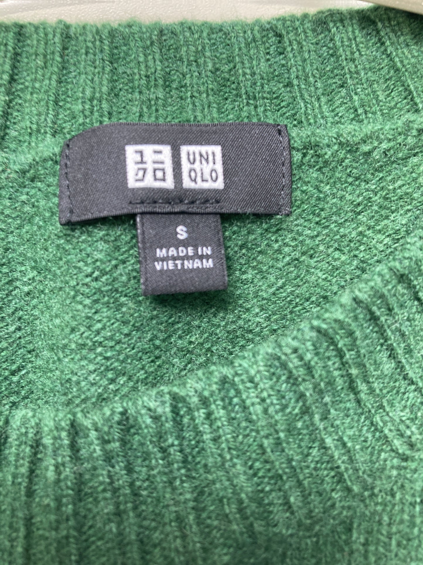 UNIQLO/ユニクロ/ニット/セーター/トップス/グリーン/S