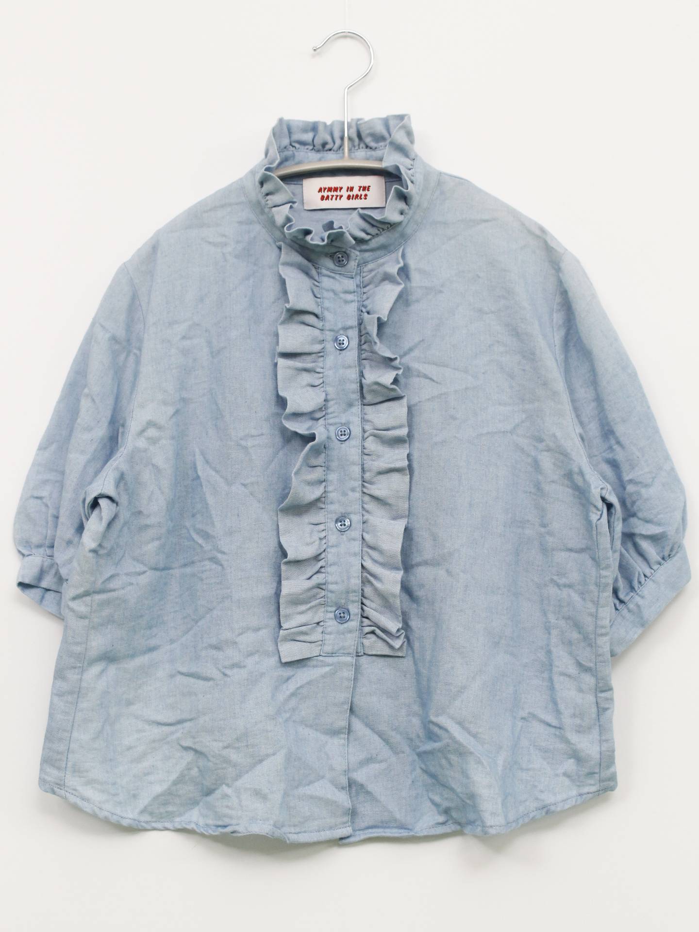 Aymmy in the batty girls/シャツ/ブラウス/トップス/ブルー