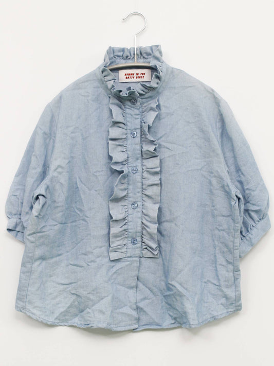 Aymmy in the batty girls/シャツ/ブラウス/トップス/ブルー
