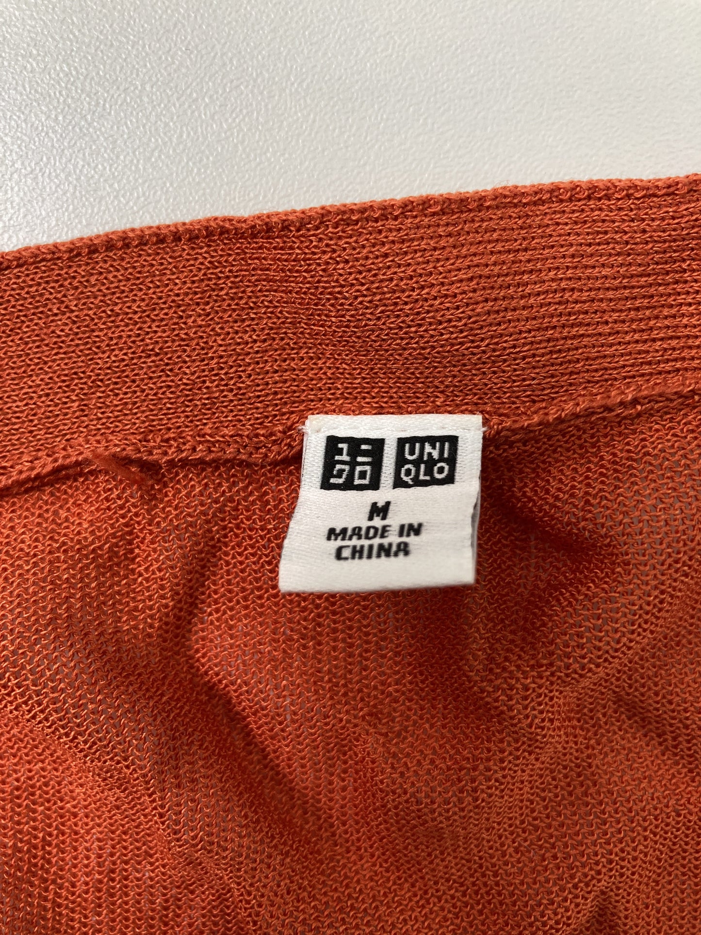 UNIQLO/ユニクロ/カーディガン/ボレロ/トップス/オレンジ/M