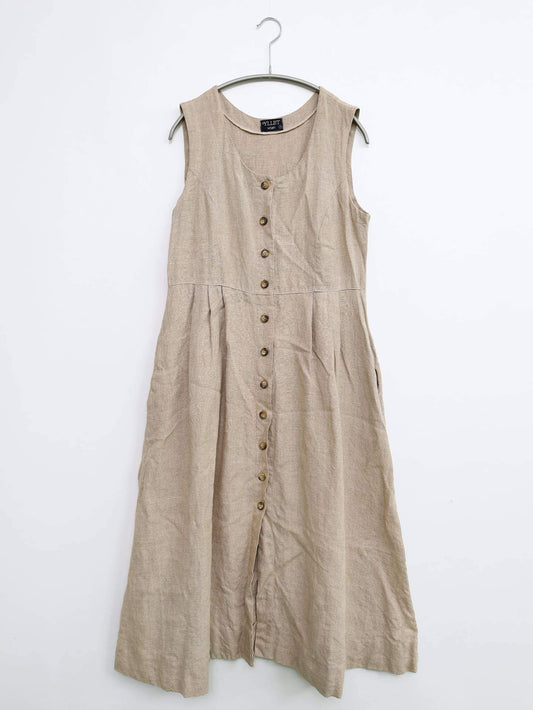 YLLET/ワンピース/ワンピース/ドレス/ベージュ/S