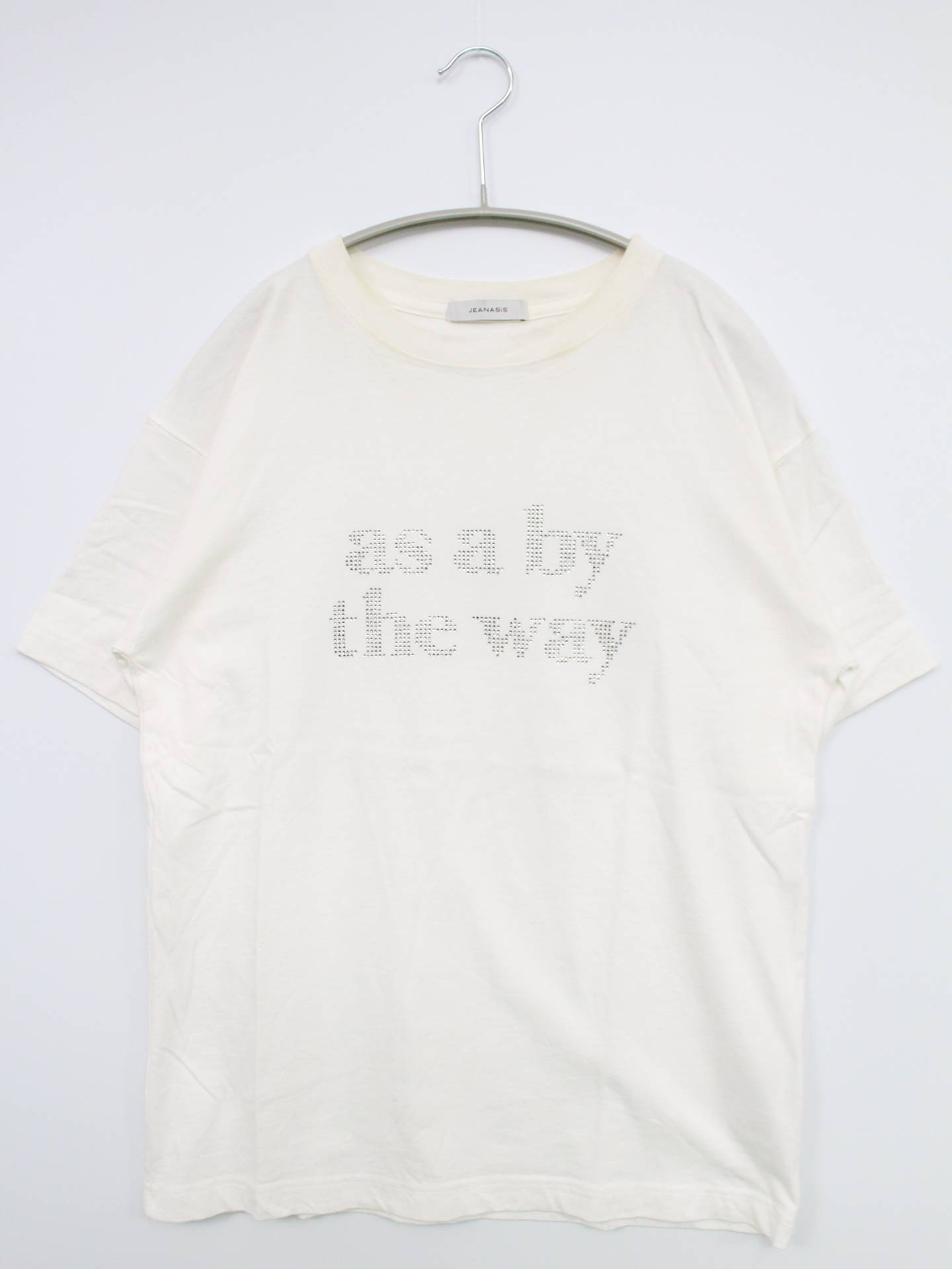 JEANASIS/ジーナシス/Tシャツ/カットソー/トップス/ホワイト/F