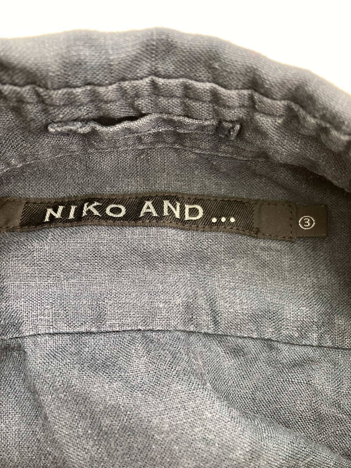 niko and .../ニコアンド/シャツ/ブラウス/トップス/ブルー/3