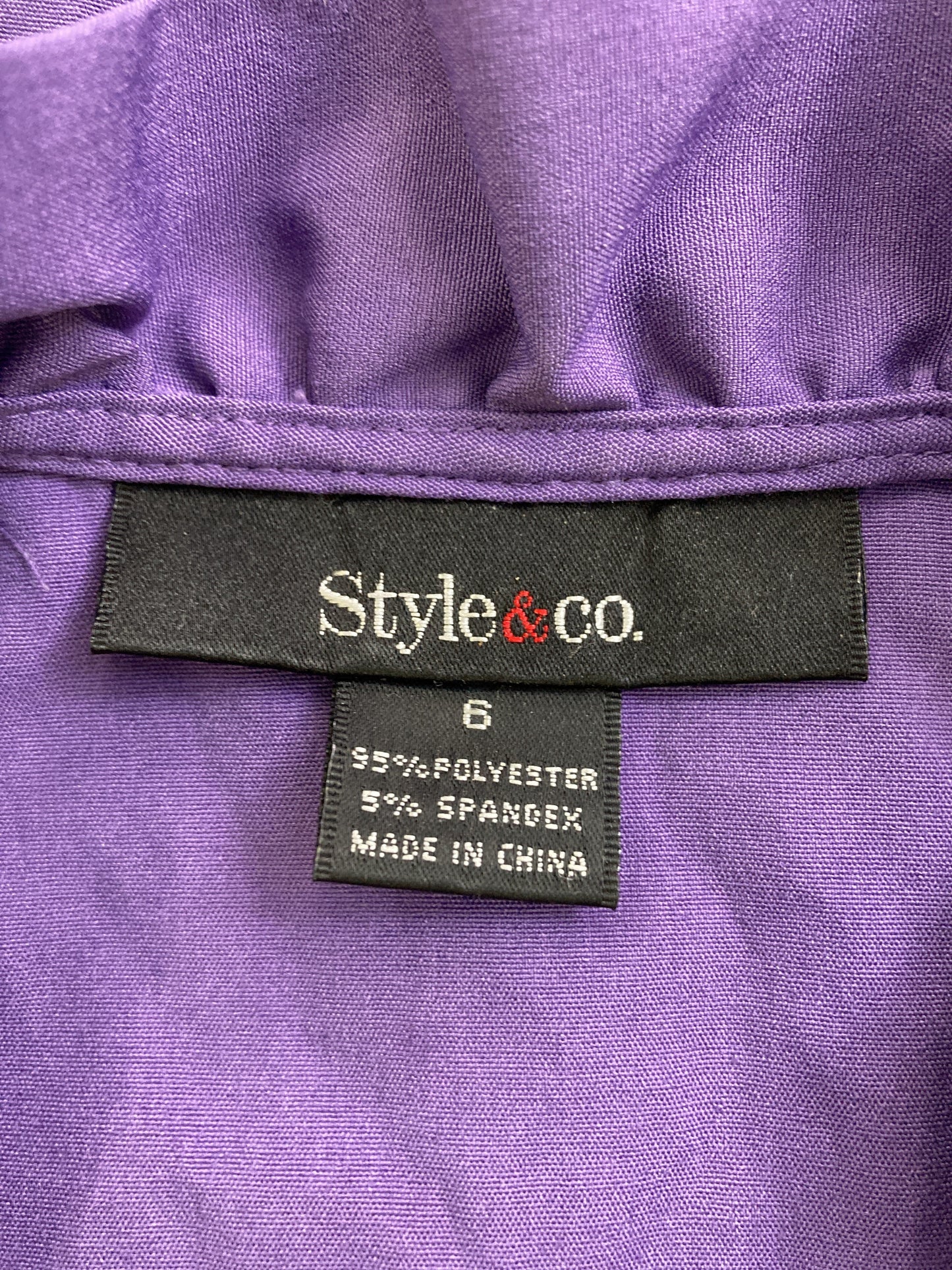 Style&co./シャツ/ブラウス/トップス/パープル/6