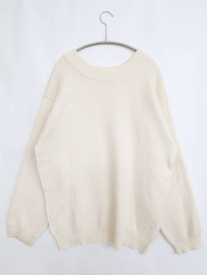 SLY/スライ/ニット/セーター/トップス/アイボリー/FREE