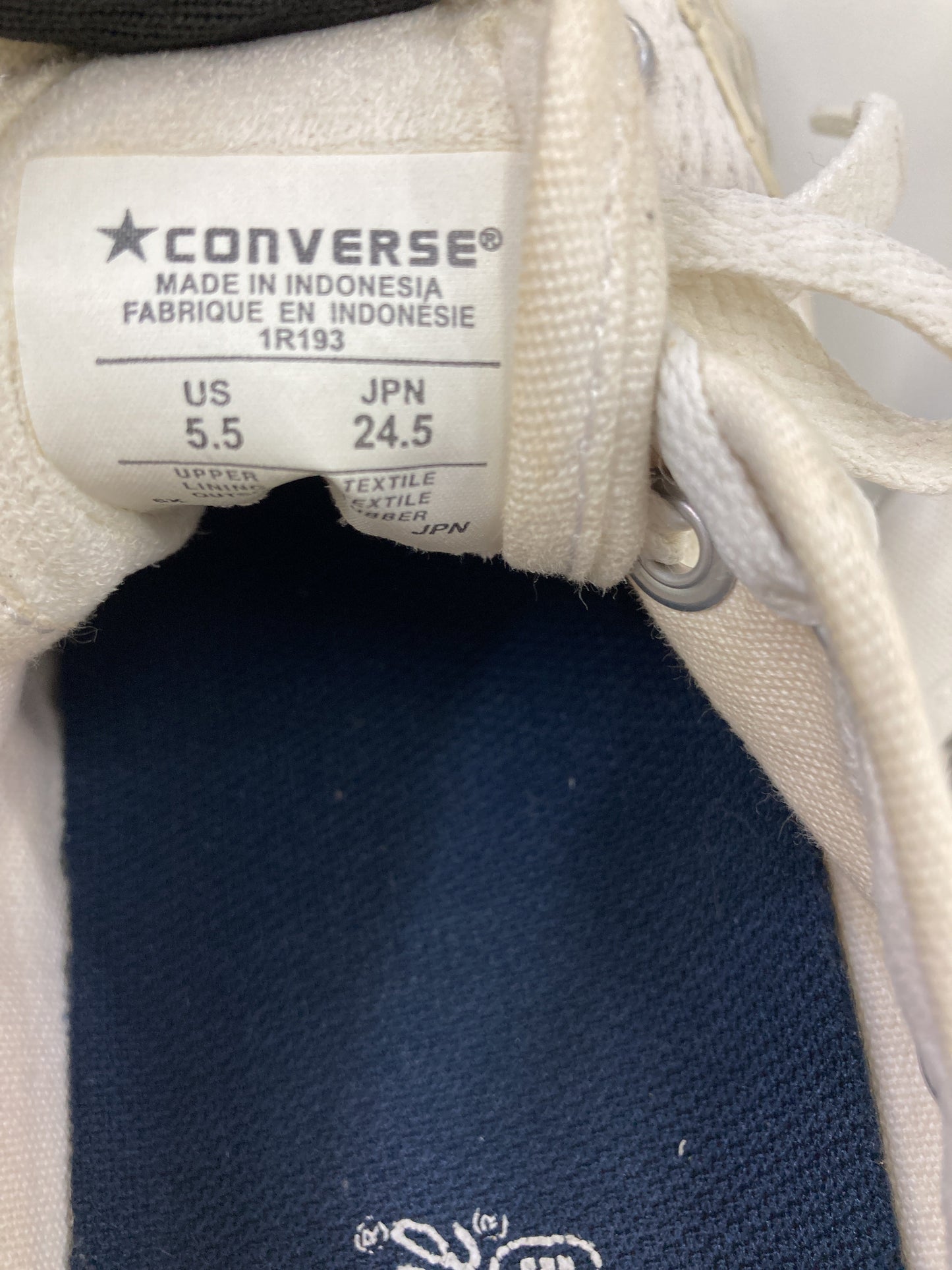 CONVERSE/コンバース/スニーカー/シューズ/ホワイト/24.5cm