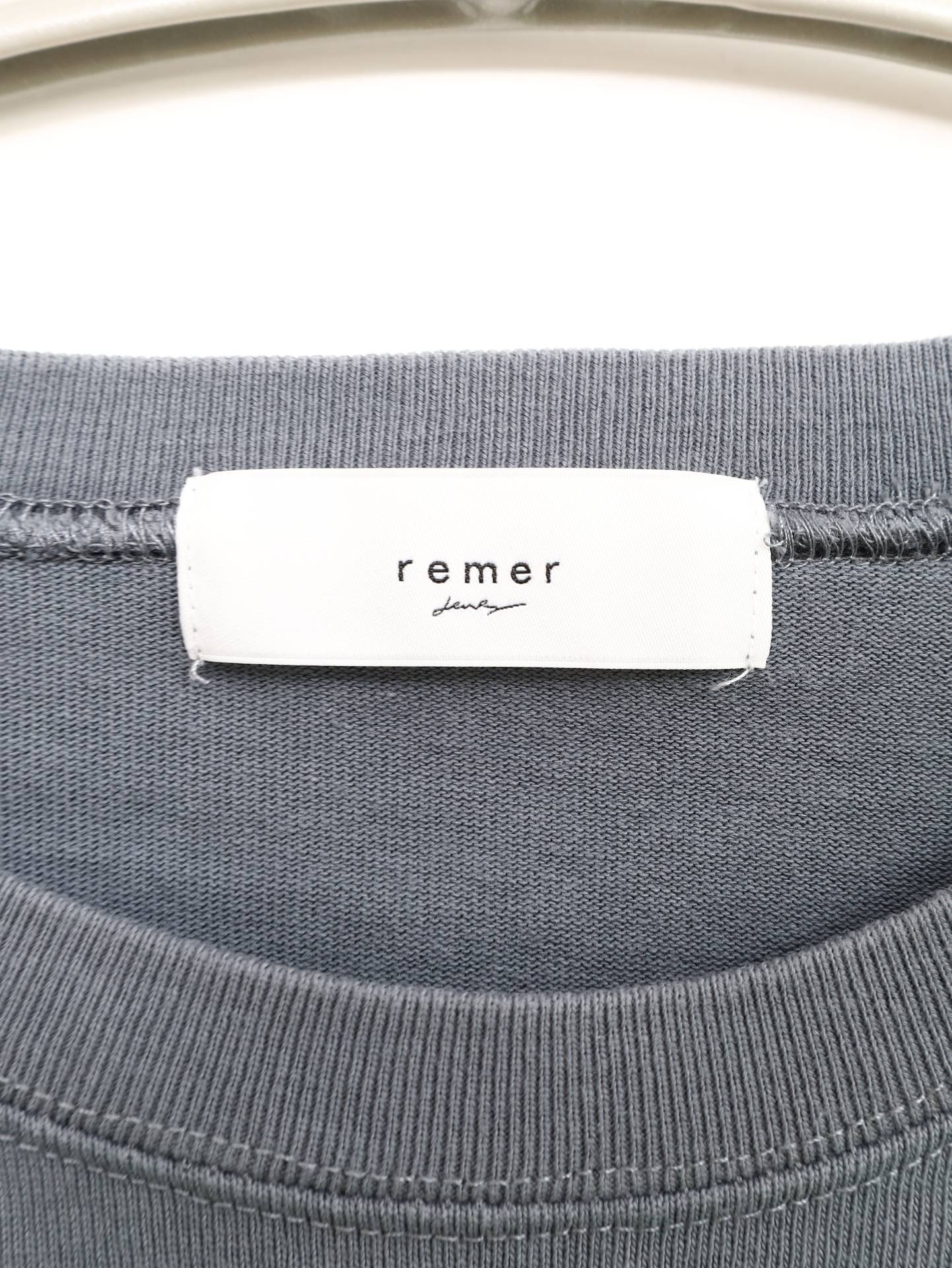 remer/リメール/Tシャツ/カットソー/トップス/グレー/L