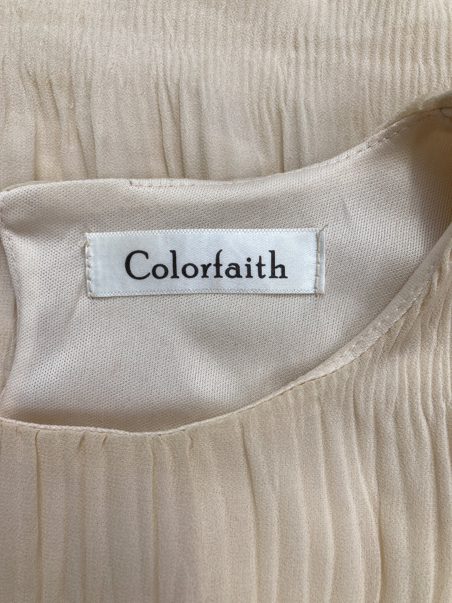 Colorfaith/ワンピース/ワンピース/ドレス/ベージュ