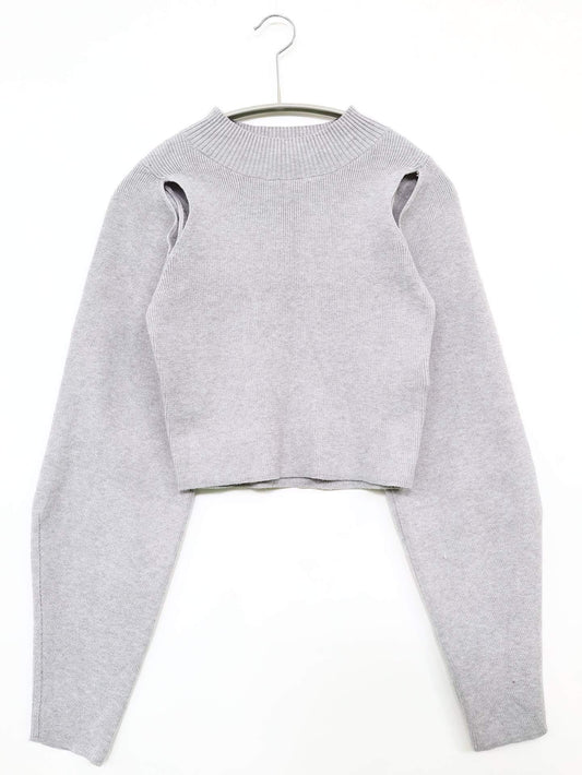 EMODA/エモダ/ニット/セーター/トップス/グレー/F