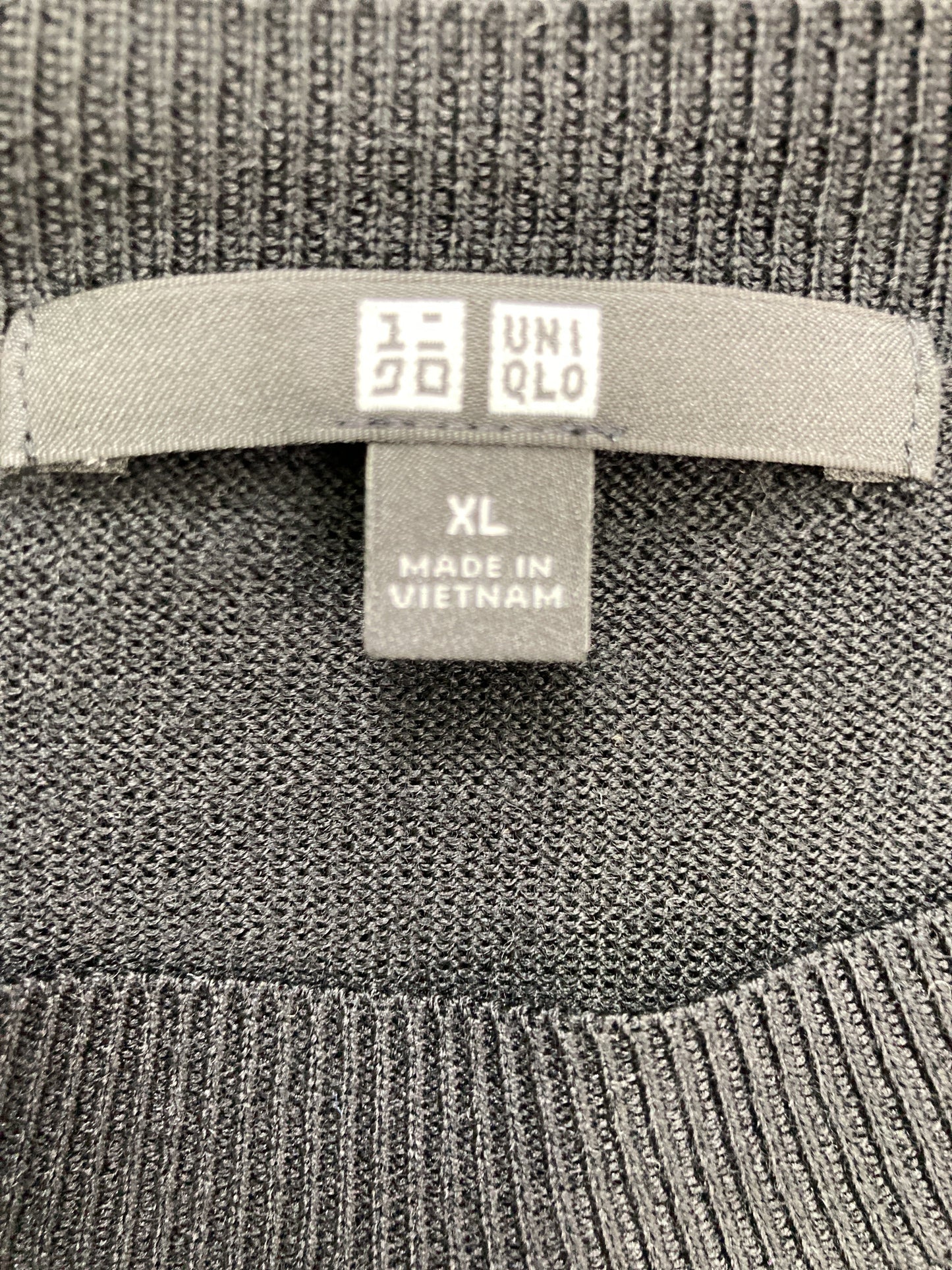 UNIQLO/ユニクロ/ニット/セーター/トップス/ブラック/XL