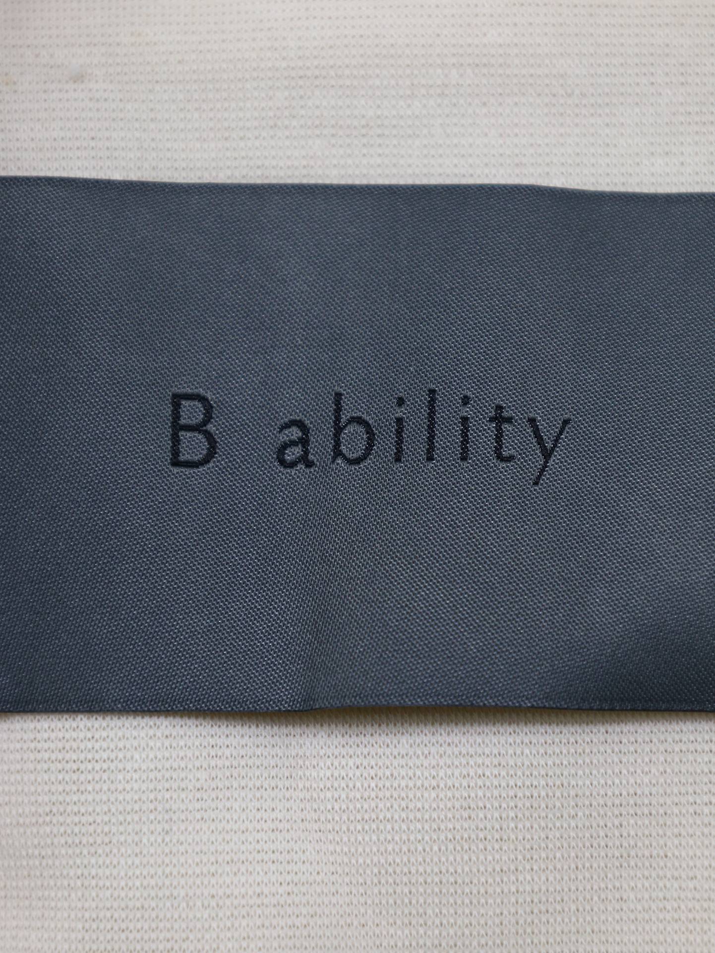 B ability/ノーカラージャケット/ジャケット/アウター/アイボリー/40