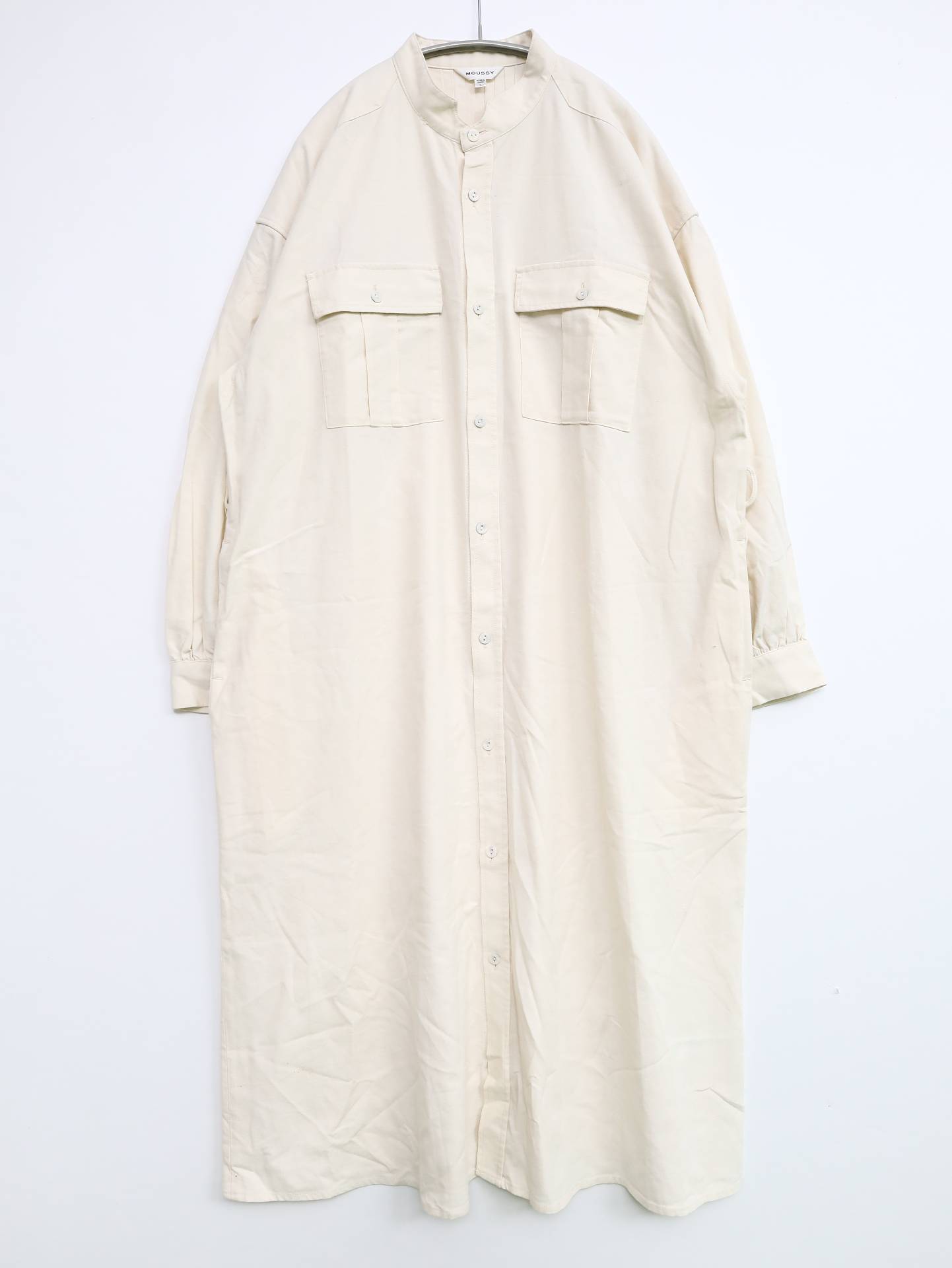 MOUSSY/マウジー/シャツワンピース/ワンピース/ドレス/アイボリー/1