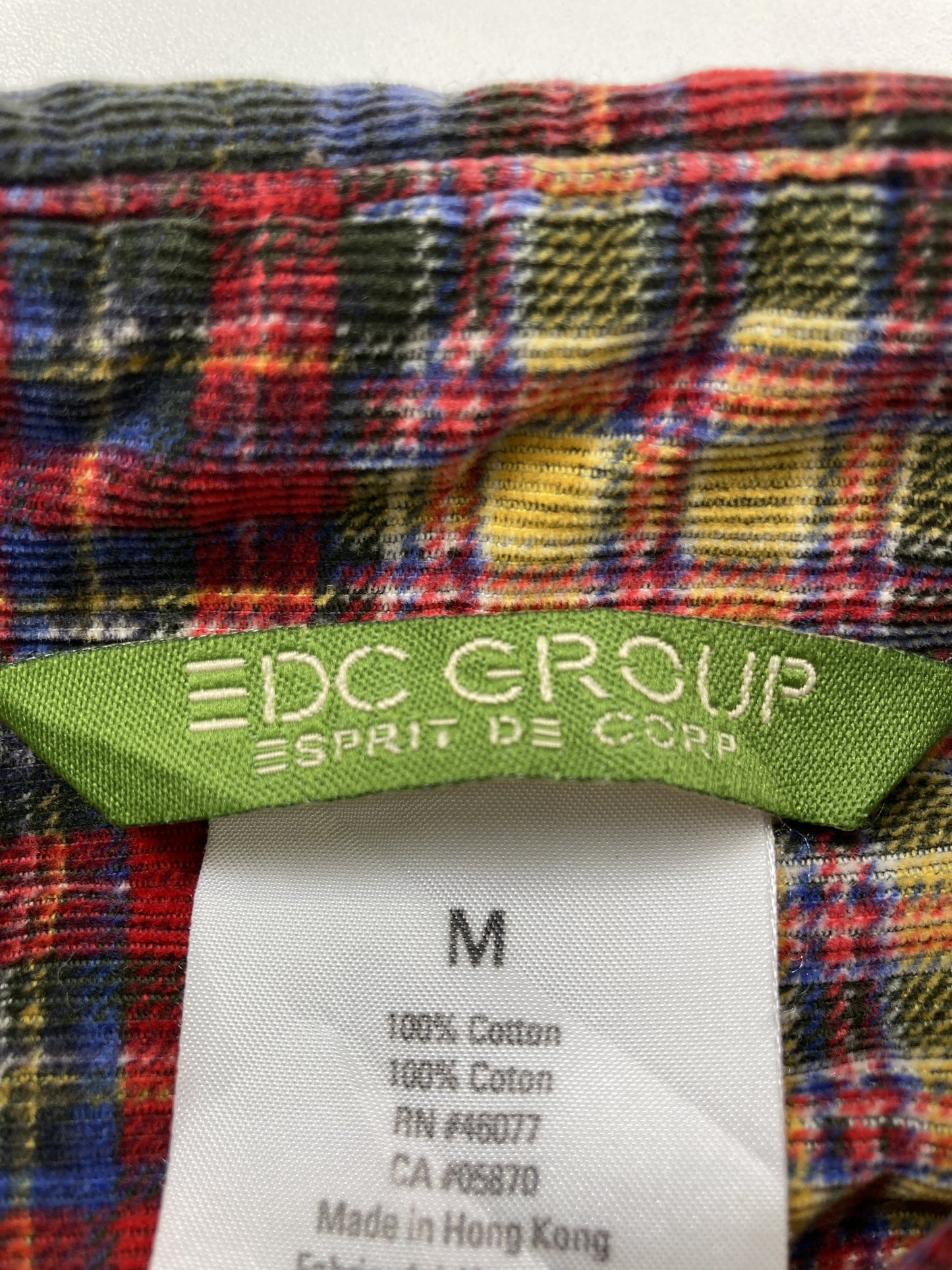 EDC GROUP/シャツ/ブラウス/トップス/レッド/M