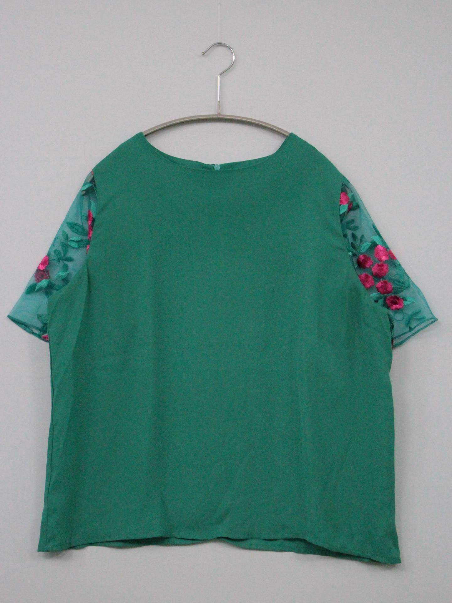 merlot plus/Tシャツ/カットソー/トップス/グリーン/2