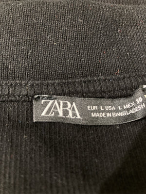 ZARA/ザラ/シャツ/ブラウス/トップス/ブラック/L