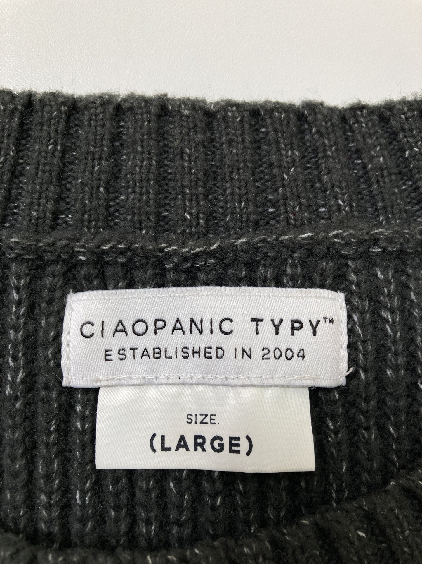 CIAOPANIC TYPY/チャオパニックティピー/ニット/セーター/トップス/ブラック/LARGE