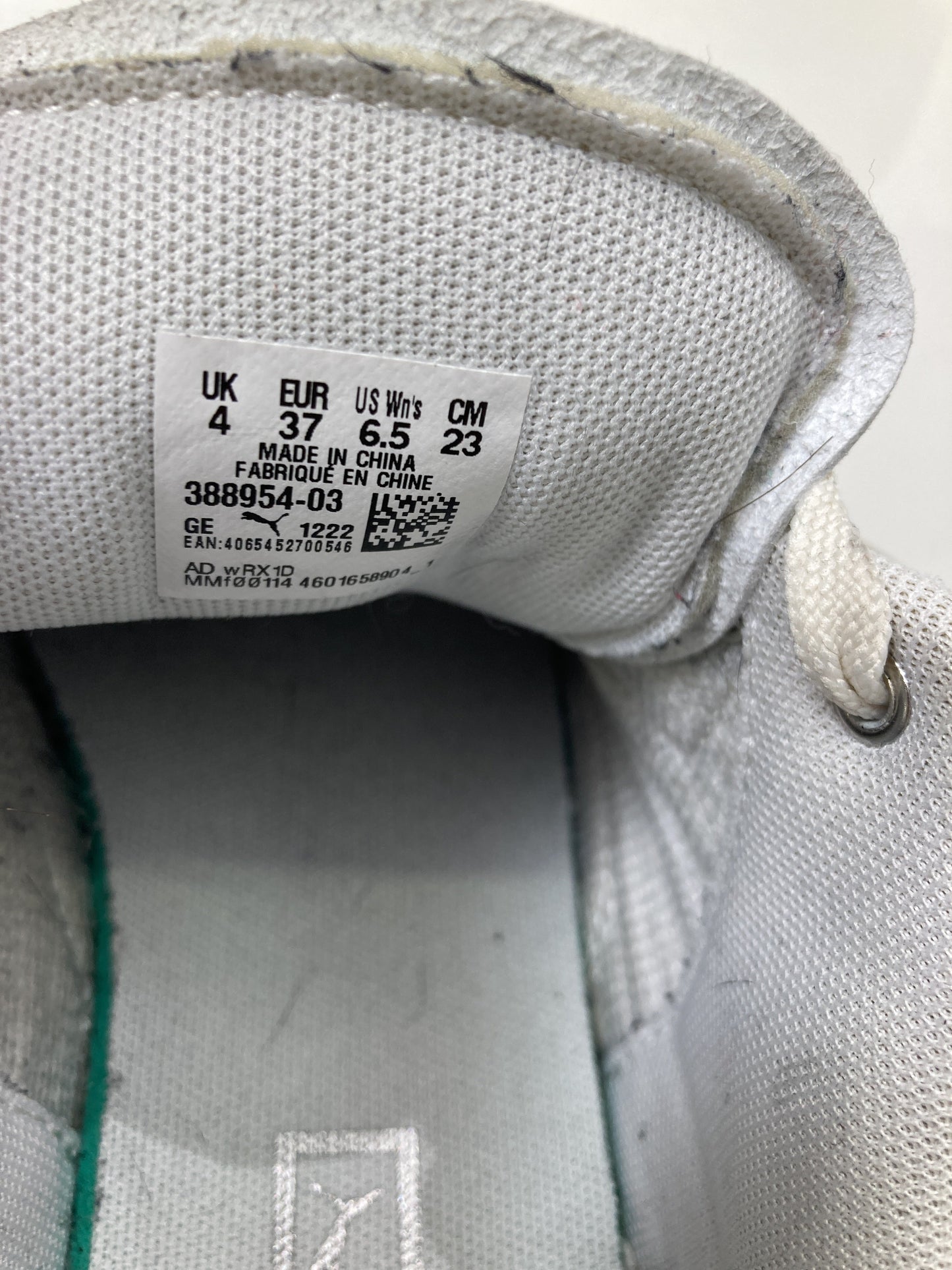 PUMA/プーマ/スニーカー/シューズ/ホワイト/23