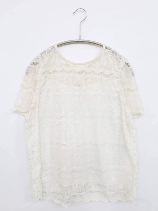 COLZA/シャツ/ブラウス/トップス/ホワイト/M