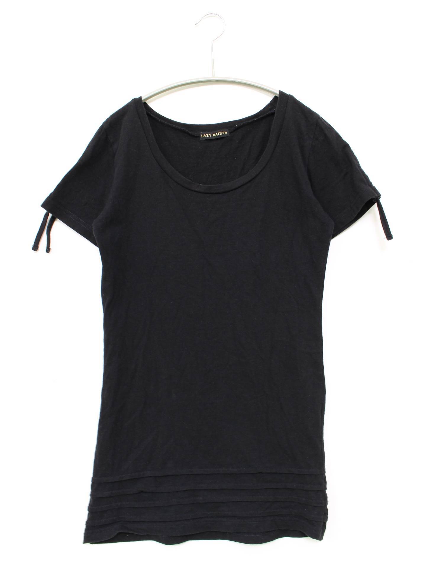 LAZY DAISY/Tシャツ/カットソー/トップス/ブラック/M