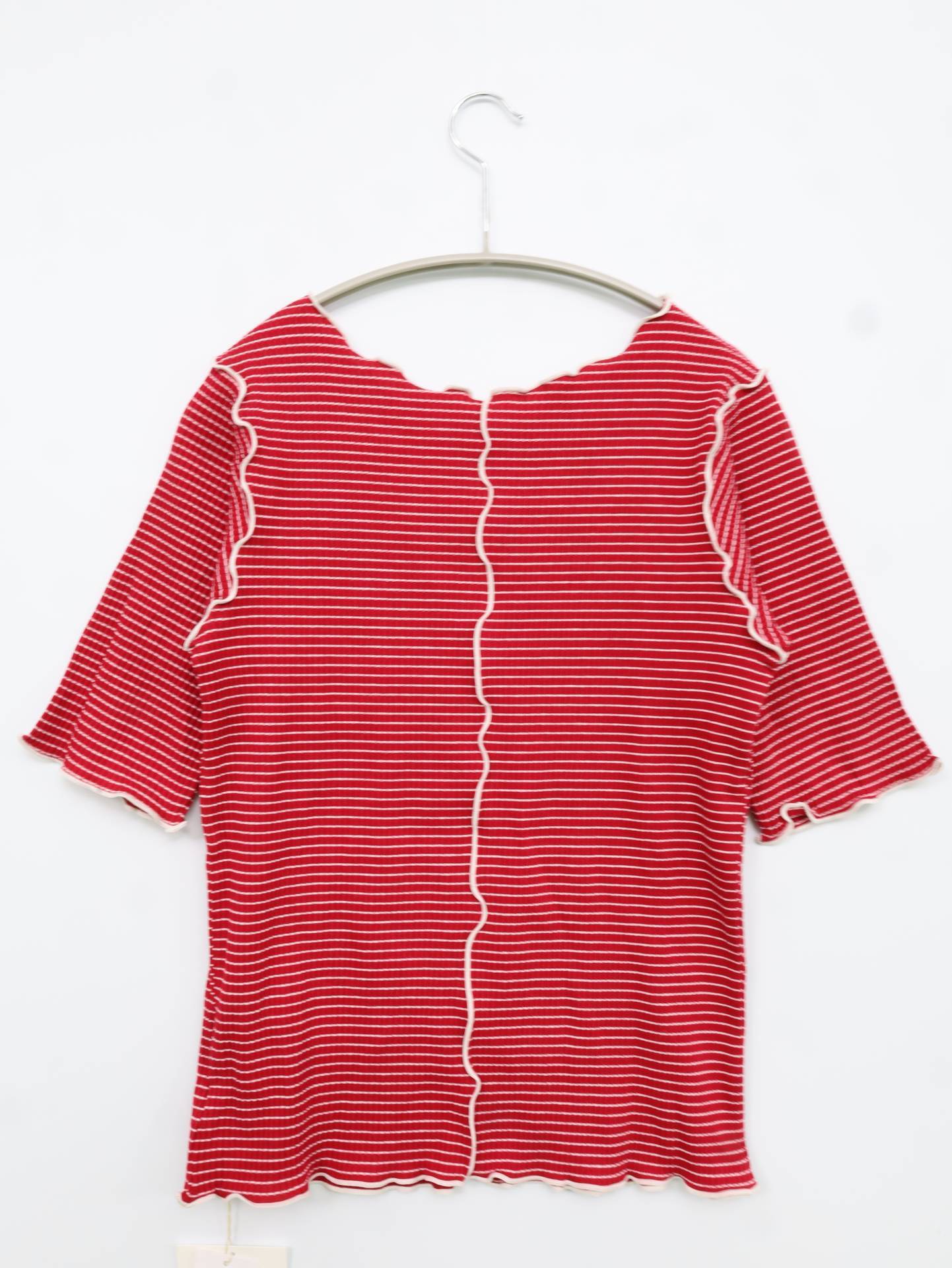 merlot/Tシャツ/カットソー/トップス/レッド/FREE