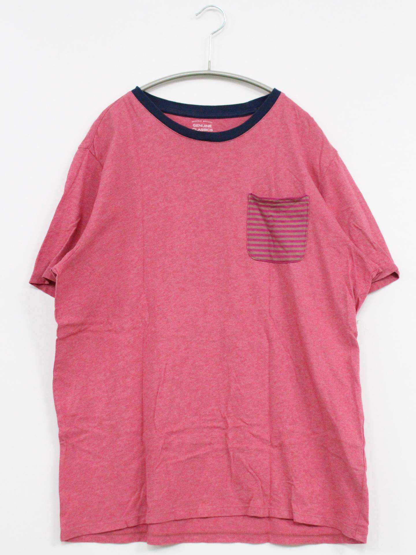 GENUINE/Tシャツ/カットソー/トップス/レッド/L