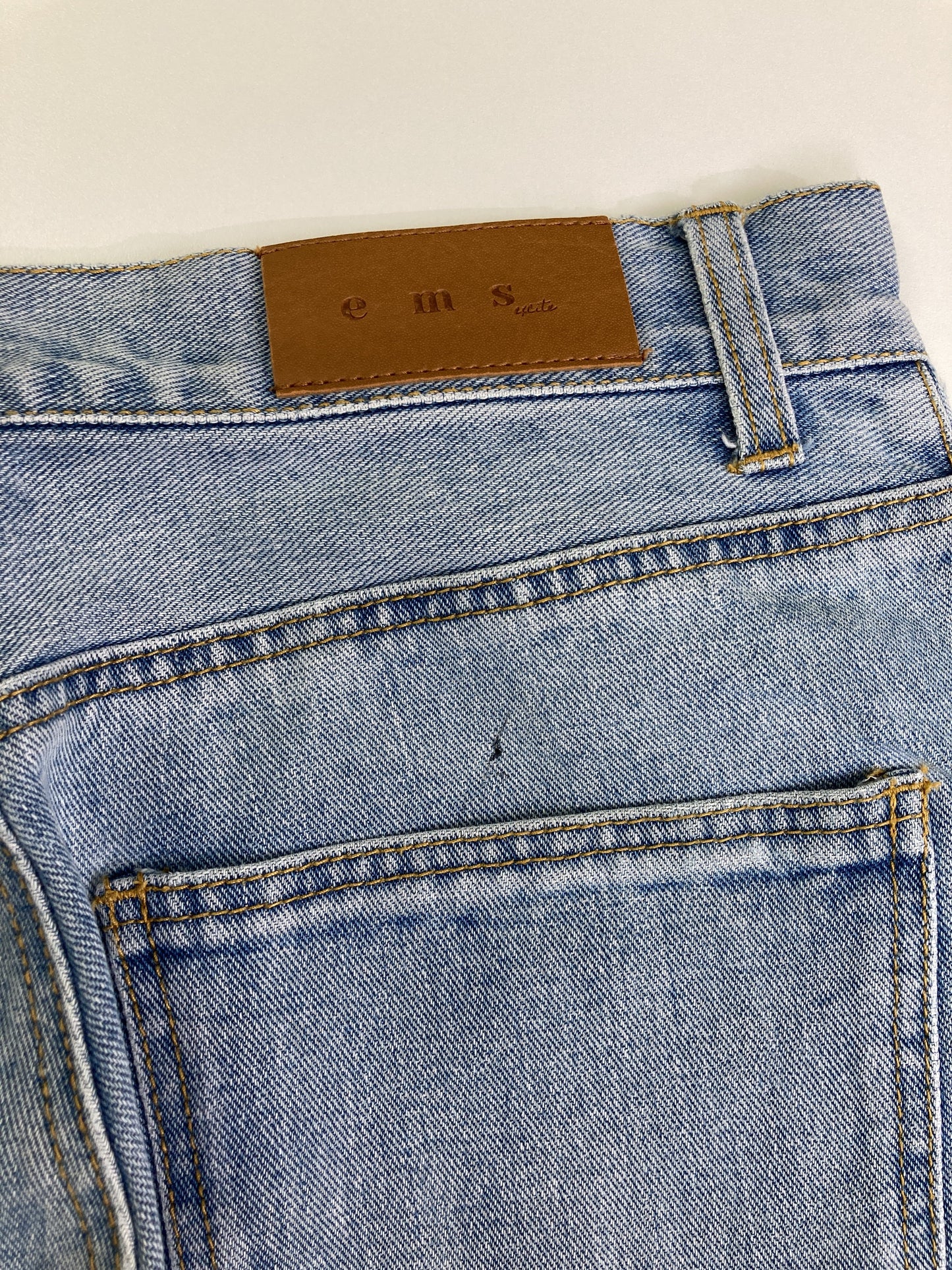 EMS/デニムパンツ/パンツ/スカイブルー/L