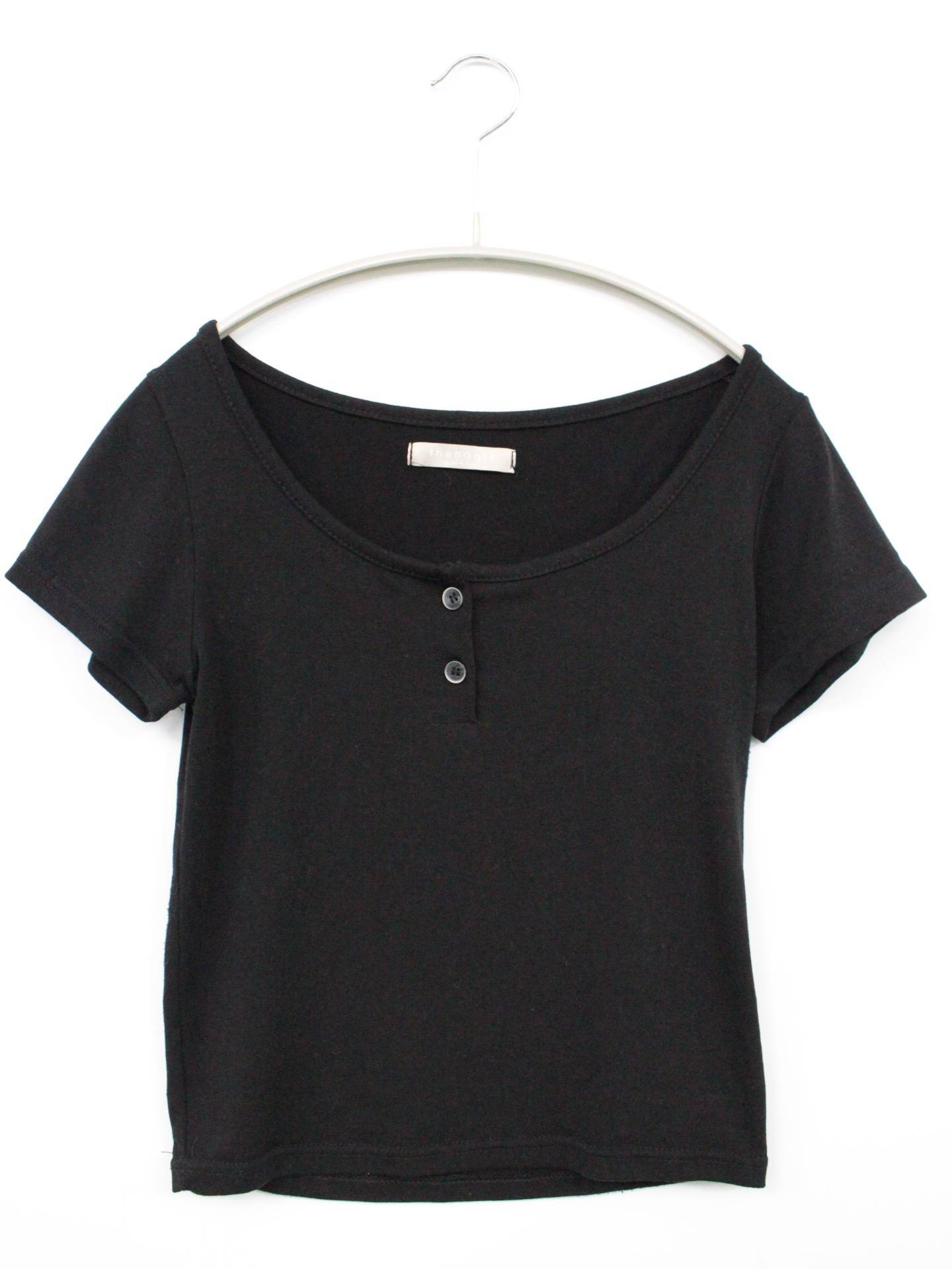 thehogi+/Tシャツ/カットソー/トップス/ブラック