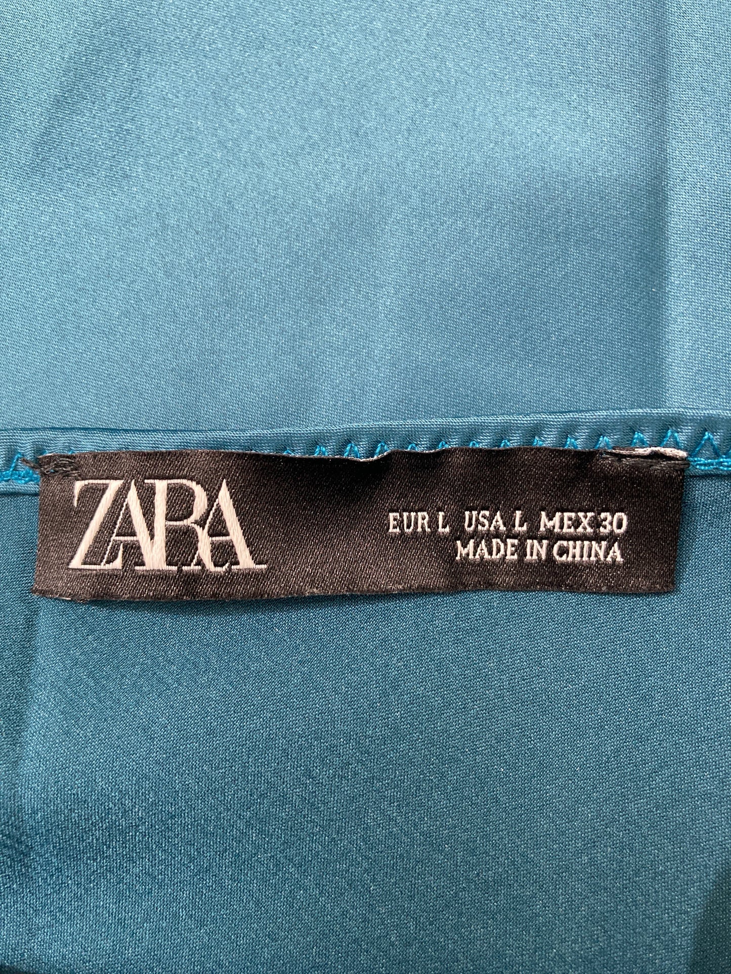 ZARA/ザラ/ワンピース/ワンピース/ドレス/ブルー/L