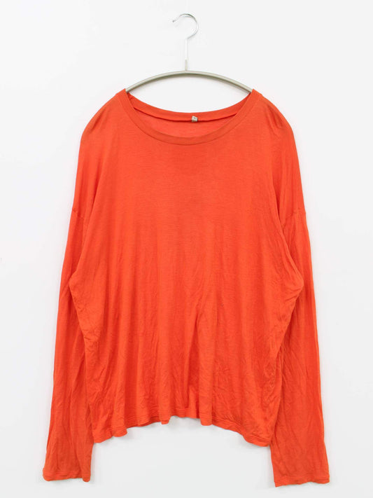 Tシャツ/カットソー/トップス/オレンジ/S