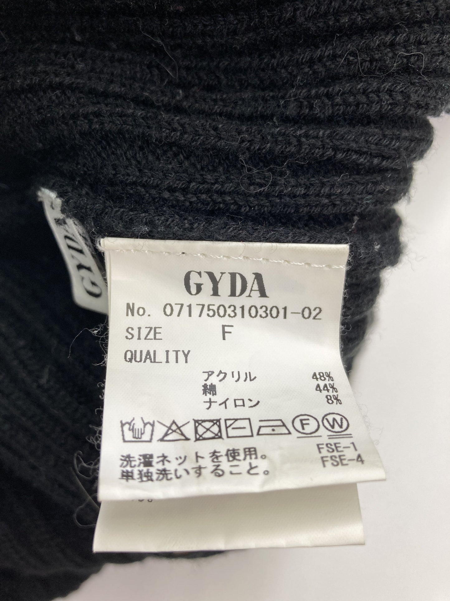 GYDA/ワンピース/ワンピース/ドレス/ブラック/F
