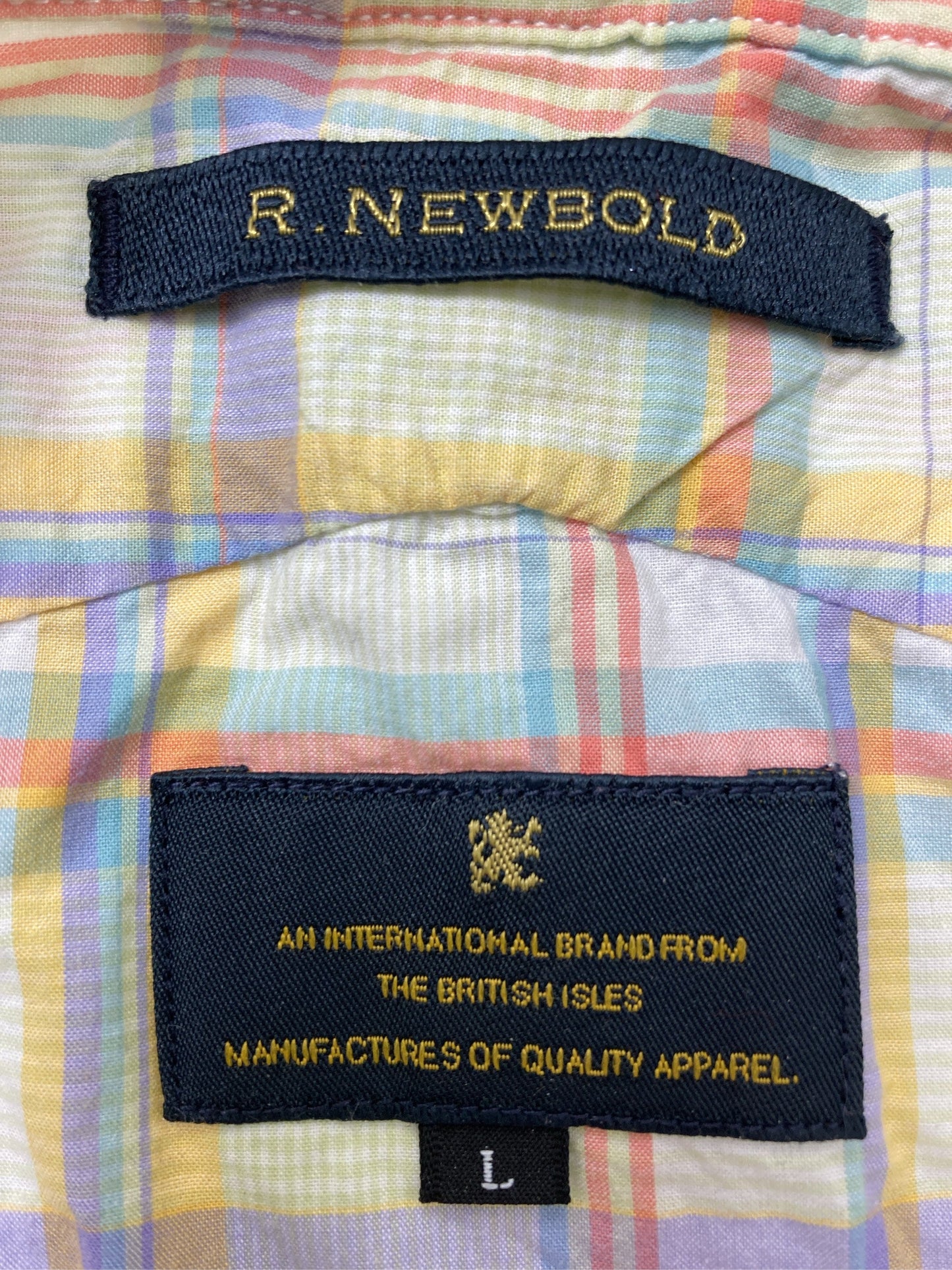 R.NEWBOLD/アールニューボールド/シャツ/ブラウス/トップス/ベージュ/L