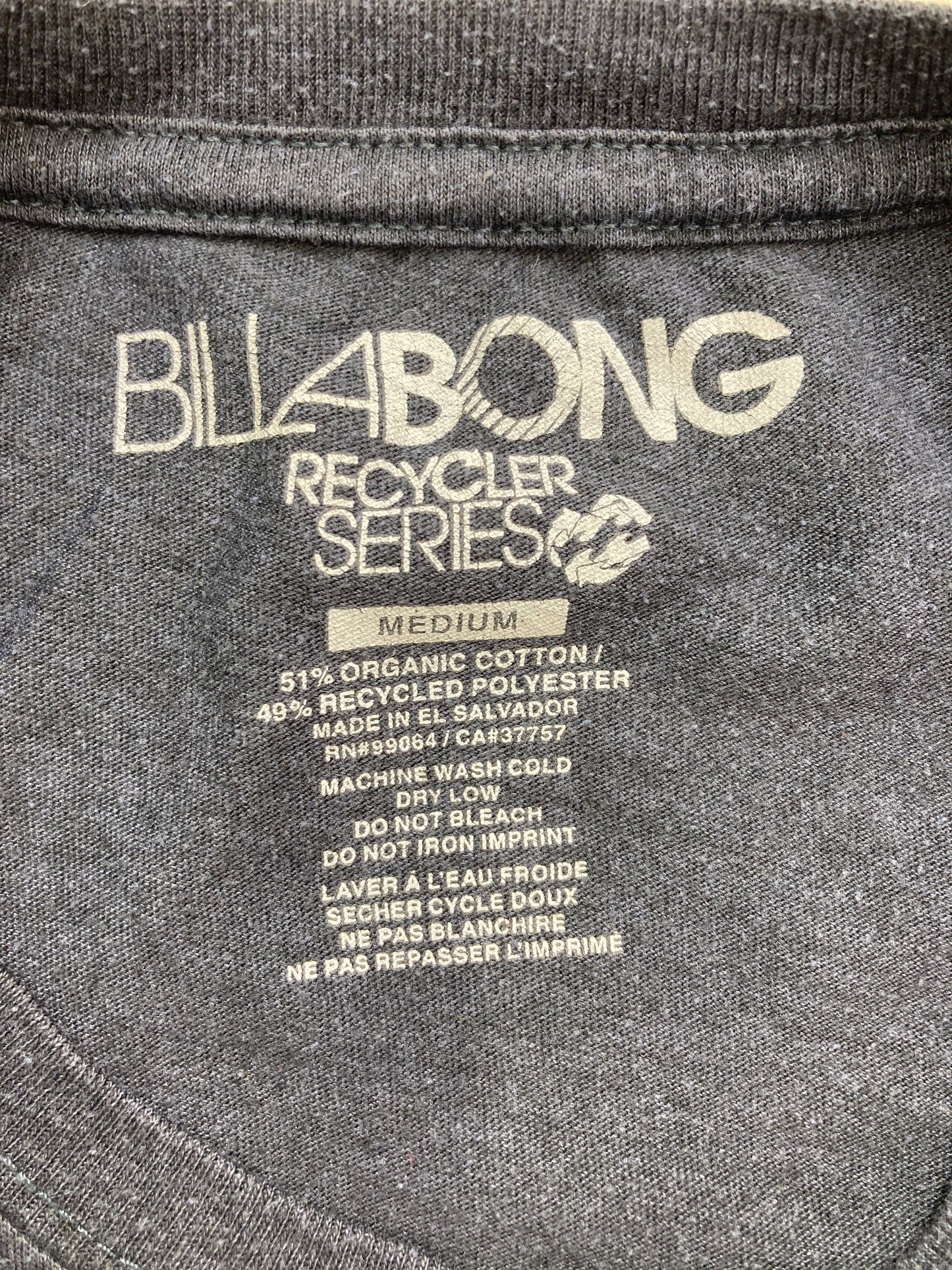 BILLA BONG/ビラボン/Tシャツ/カットソー/トップス/ネイビー/MEDIUM