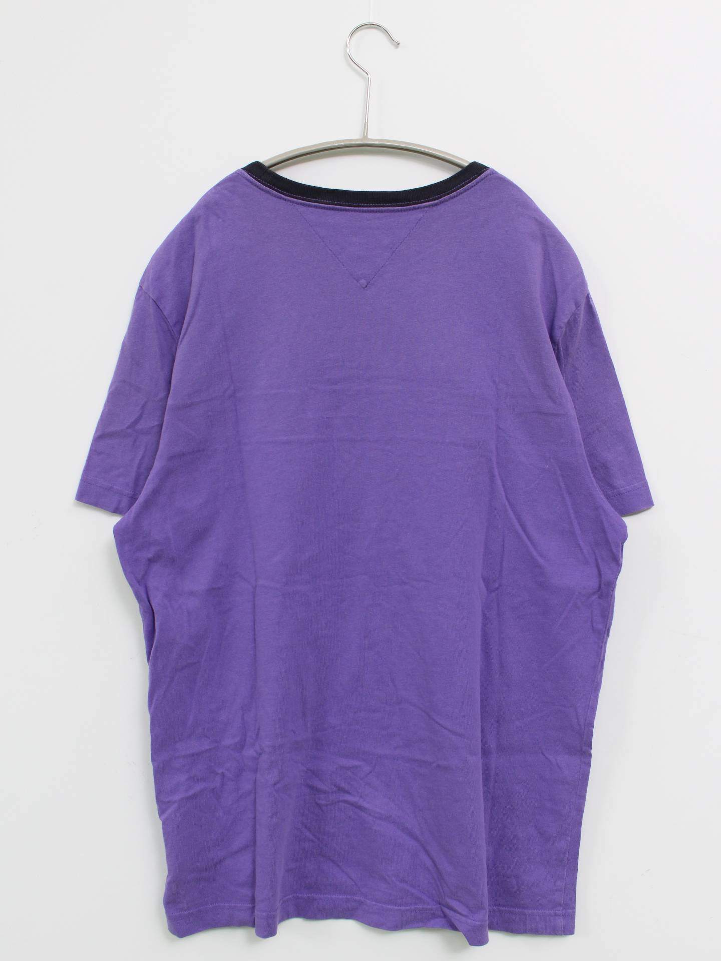 TOMMY HILFIGER/トミーヒルフィガー/Tシャツ/カットソー/トップス/パープル/M