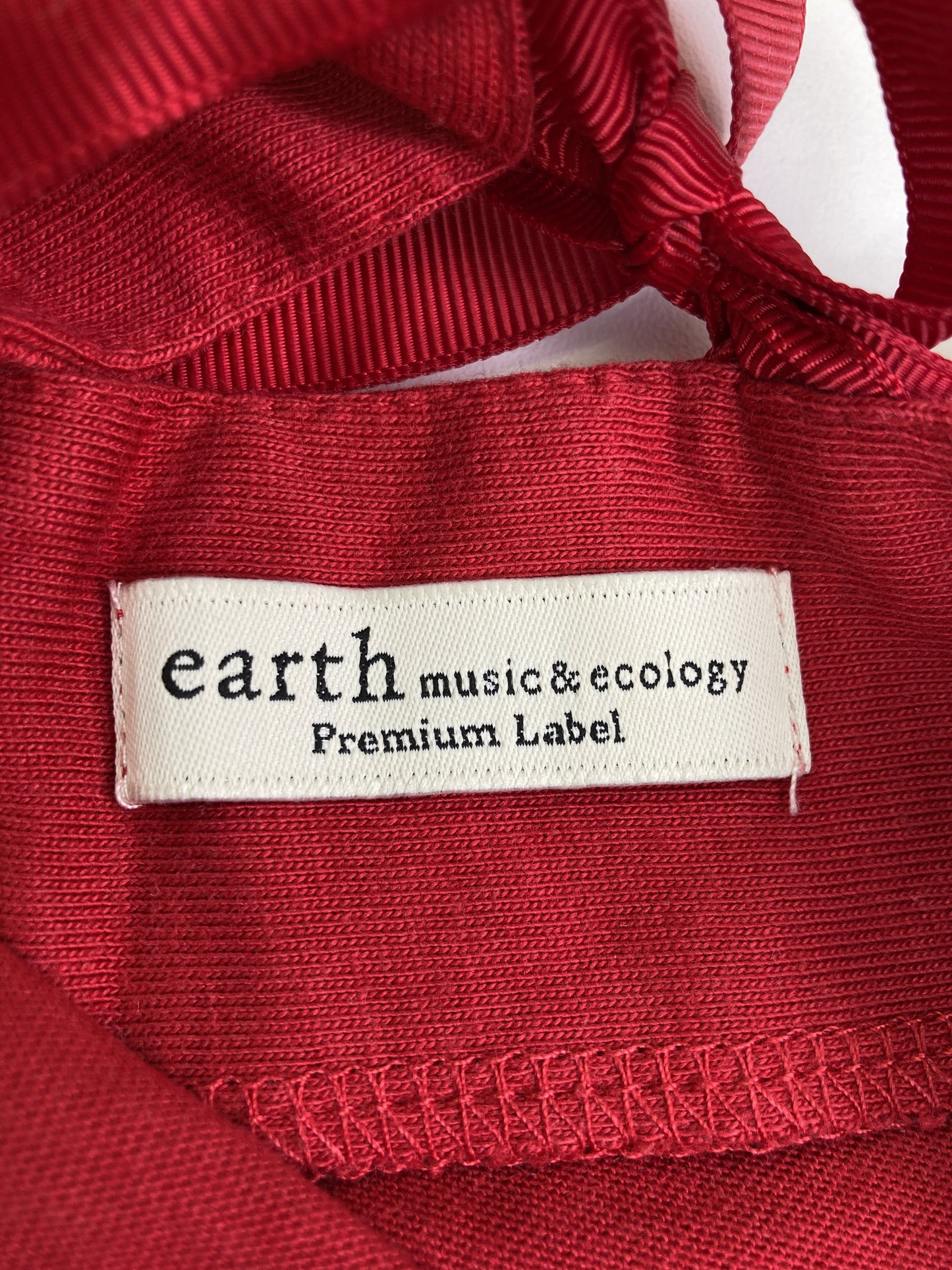 earth music&ecology/アースミュージックアンドエコロジー/Tシャツ/カットソー/トップス/レッド/F