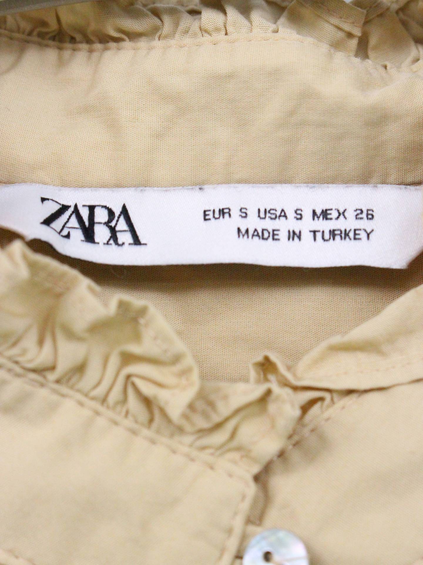 ZARA/ザラ/ワンピース/ワンピース/ドレス/ベージュ/EUR S/USA S/MEX 26
