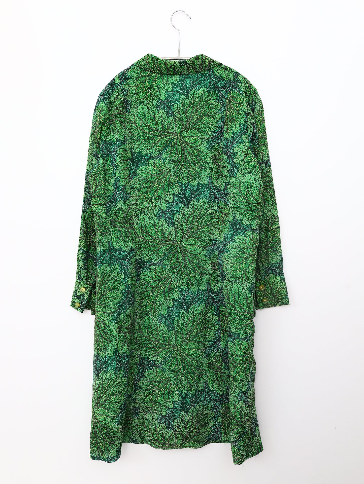 シャツワンピース/ワンピース/ドレス/グリーン