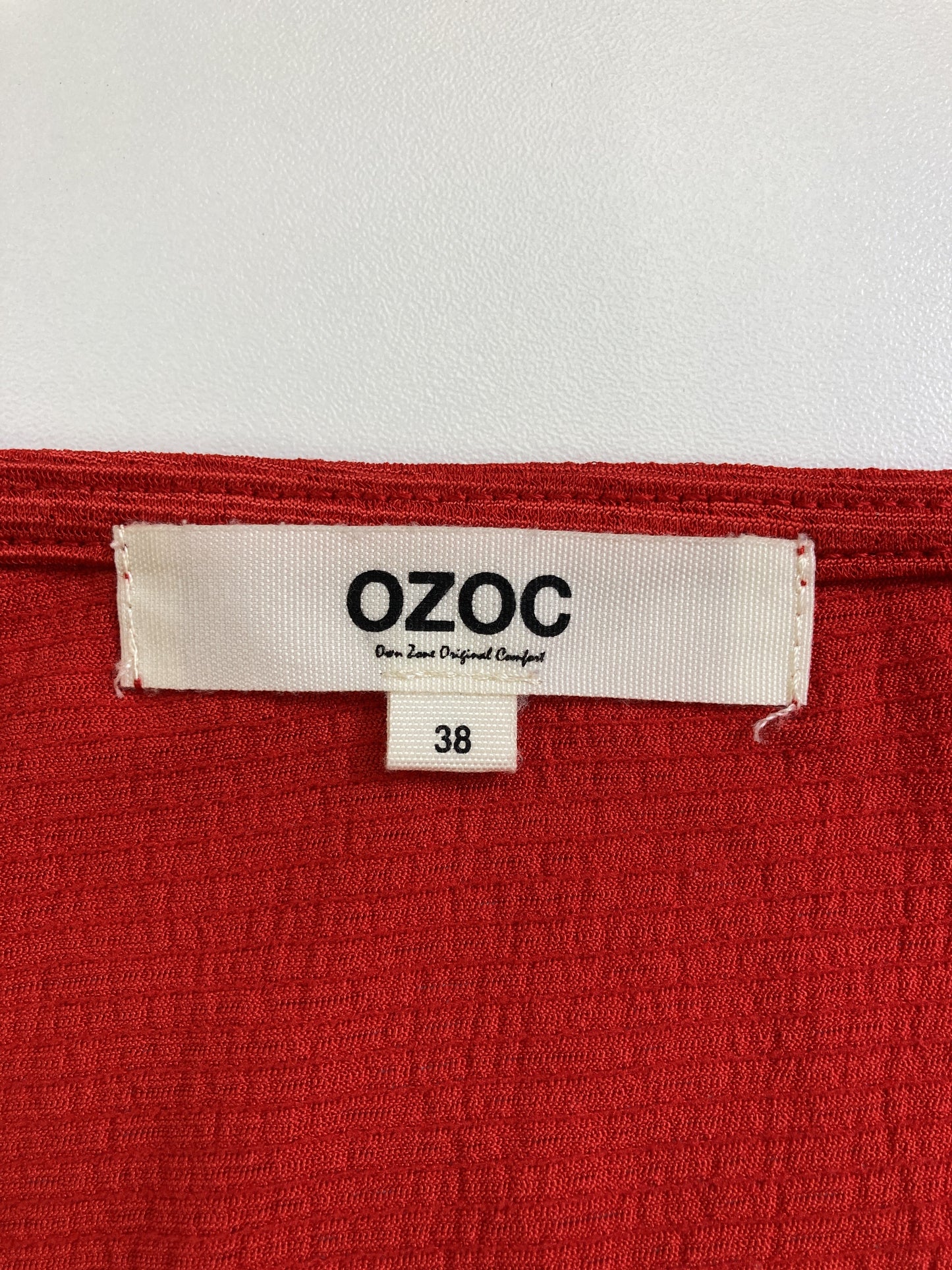 OZOC/オゾック/シャツ/ブラウス/トップス/レッド/38