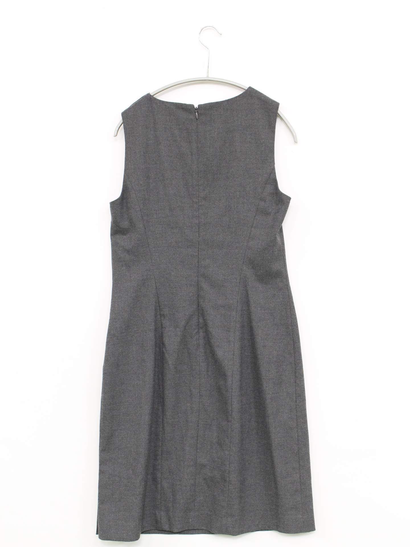 BANANA REPUBLIC/ジャンパースカート/ワンピース/ドレス/グレー/4