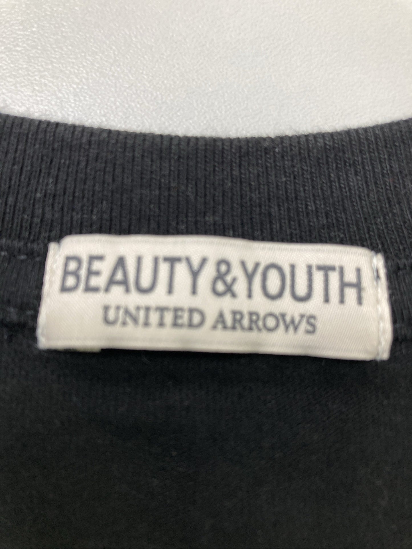BEAUTY&YOUTH/ビューティーアンドユース/Tシャツ/カットソー/トップス/ブラック/XL